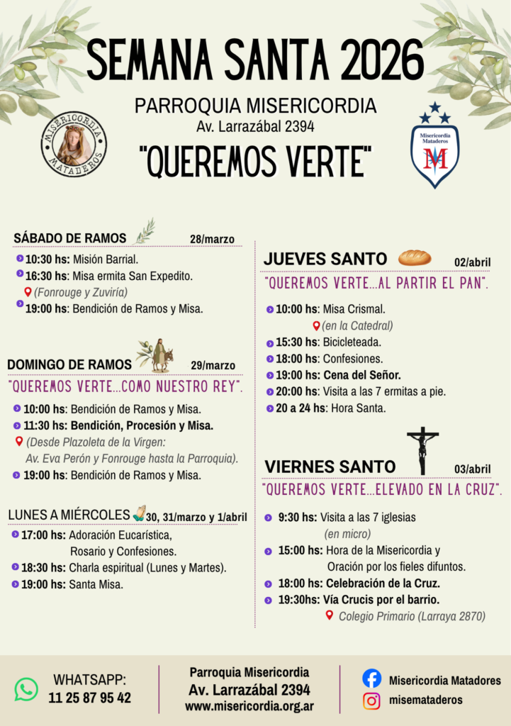 Primera parte Semana Santa